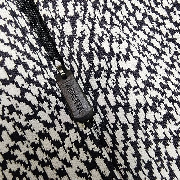 Athleta Delancey Textured Dress Black & White 3X - Picture 8 of 10